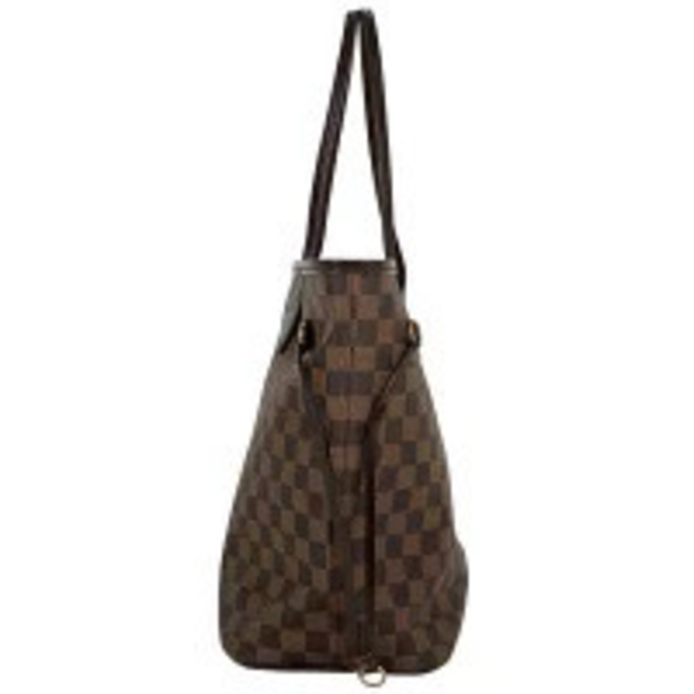 Louis Vuitton Neverfull Tote Brown Shoulder Damier Bag Shopping Brown